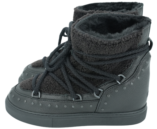 INUIKII - CURLY ROCK WEDGE - BLACK