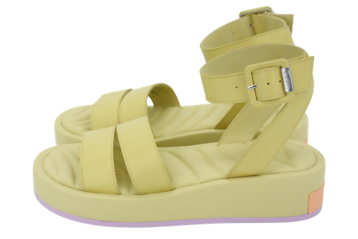 HOFF - GROENE "TOWN AMAR" SANDALEN