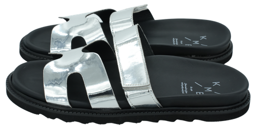 KMB - SILBERNE SPIEGELSANDALEN