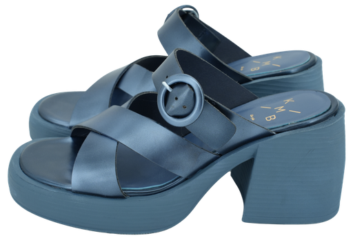 KMB - BLAUE SPIEGELSANDALEN