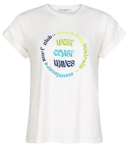 LOFTY MANNER - T-SHIRT CARALINE WHITE