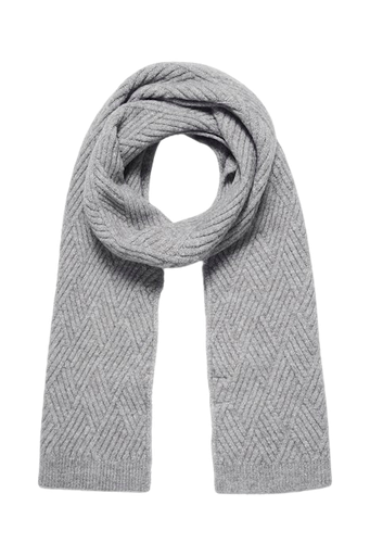 KAFFE - SCHAL GRAU "KAGETTY"