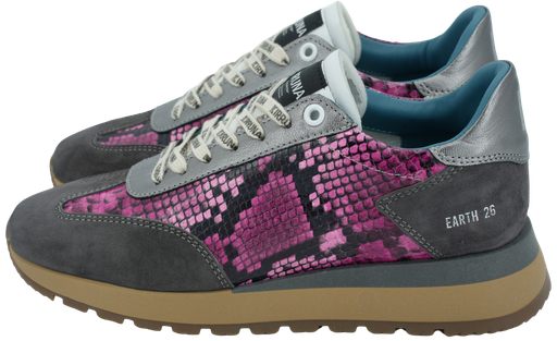 KIRRUNA - BASKETS "EARTH 26" GRISES ET ROSES