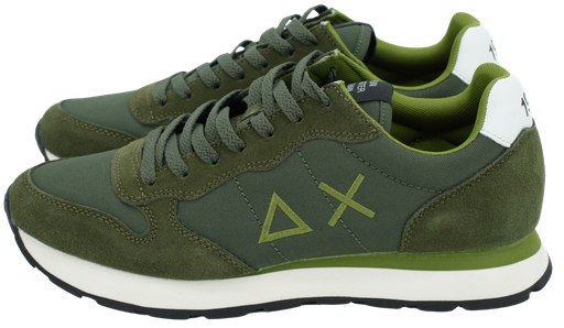 SUN68 - BASKETS "TOM SOLID" KAKI FONCÉES