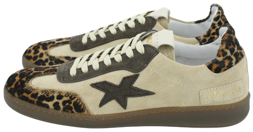 MÉLINÉ - FLACHER SNEAKER MIT LEOPARD