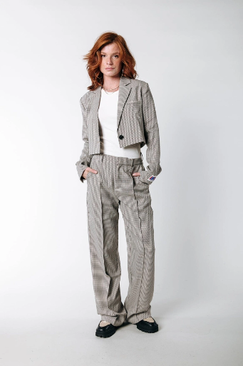 COLOURFULREBEL - BROEK “RUS CHECK” – LICHTBRUIN
