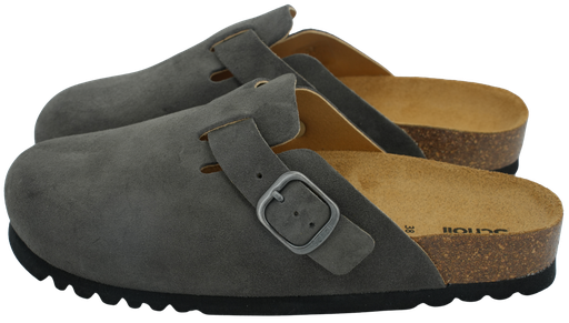 SCHOLL - DUNKELGRAUE CLOGS