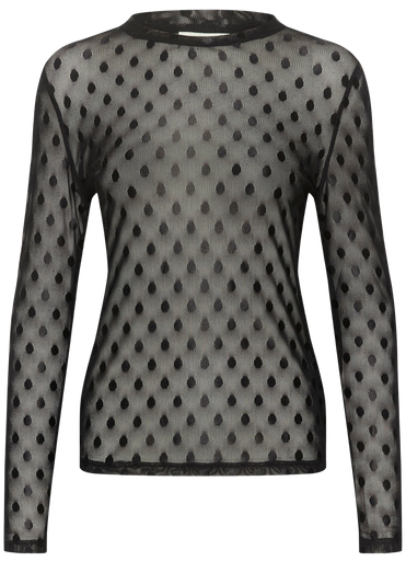 KAFFE - BLACK "KAMINA" T-SHIRT