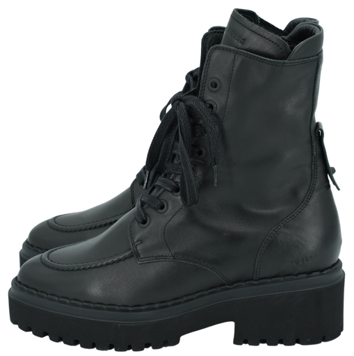 NUBIKK - BOOTS NOIRES À LACETS "FAE BOBBI FUR"