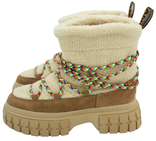 NO NAME - SNOWBOOTS "GRAVITEE" BEIGE