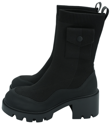 NOA HARMON - „HARRISON“ SCHWARZE SOCKEN-STIEFEL