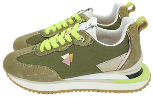 0105 - KHAKI “LENOX KIWI” SNEAKERS
