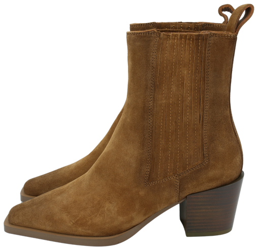 MI/MAI - BOTTINES CHELSEA EN DAIM MARRON "JANE II" BRUNES