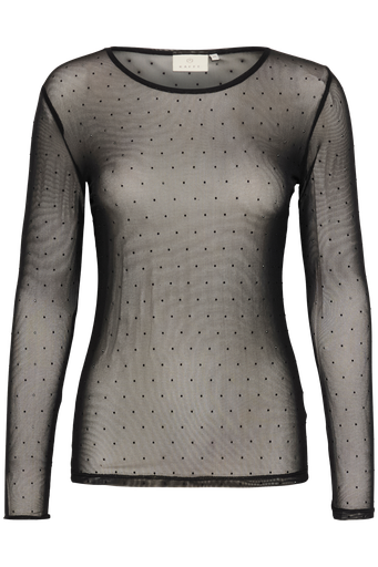 KAFFE - BLACK "KADORIANA" T-SHIRT