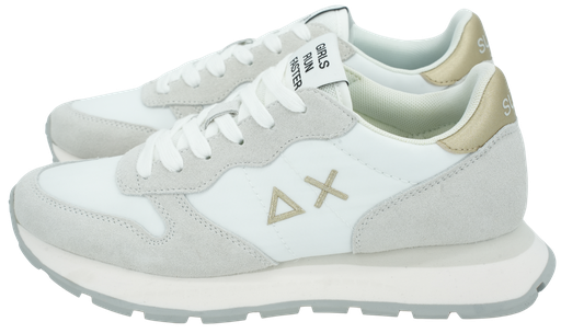 SUN68 - BASKETS "ALLY GOLD" BLANCHES