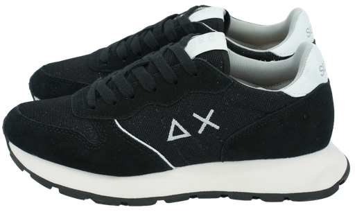 SUN68 - BASKETS "ALLY GLITTER" NOIRES
