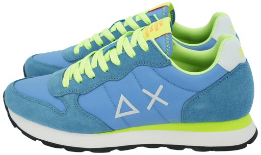 SUN68 - BASKETS "TOM FLUO" BLEUES AVIO