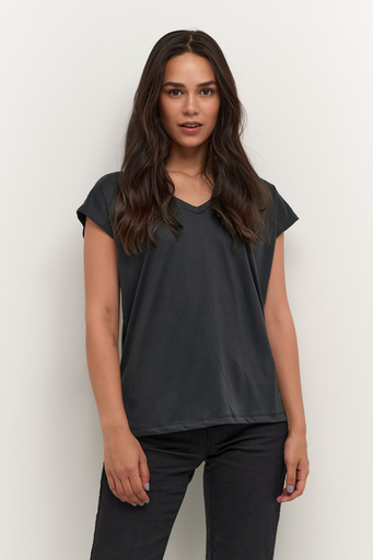KAFFE - BLACK "KALISE" T-SHIRT