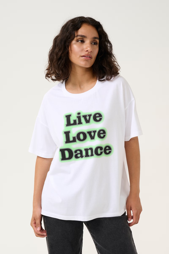 KAFFE - "KAELLEN" WHITE T-SHIRT