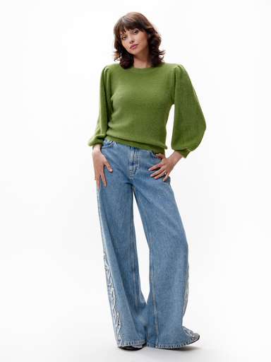 CATWALK JUNKIE - OLIVE GREEN SWEATER