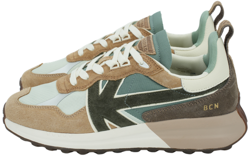 KAOTIKO - BASKETS "VANCOUVER TECH" BRUNES ET VERTES MENTHES