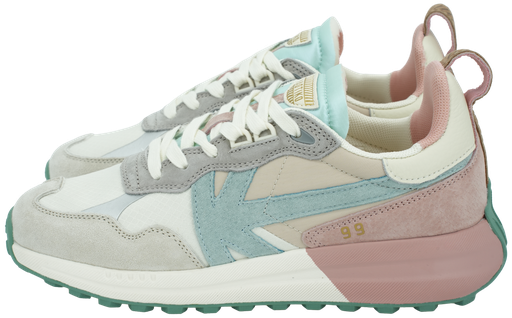 KAOTIKO - BLAUE UND ROSA „DETROIT“-SNEAKERS