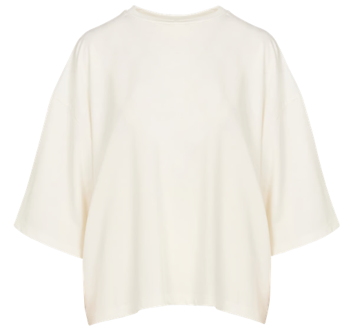 IMPERIAL - BLOUSE T-SHIRT BLANC CASSÉ