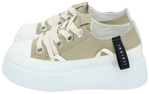 INUIKII - BEIGE "MATILDA LOW" SNEAKERS