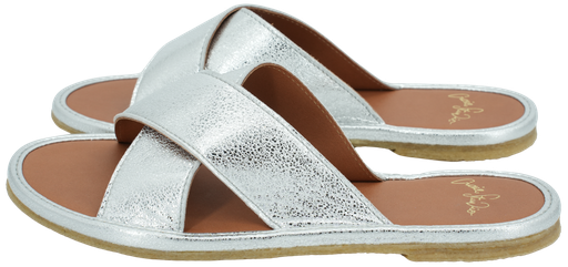 CRAIE STUDIO - SILBERNE „INFINITI“-SANDALEN