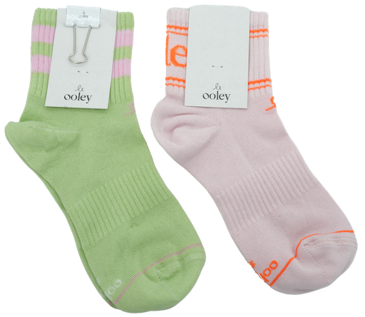 OOLEY - CHAUSSETTES MIDI PASTEL BUTTERFLY S