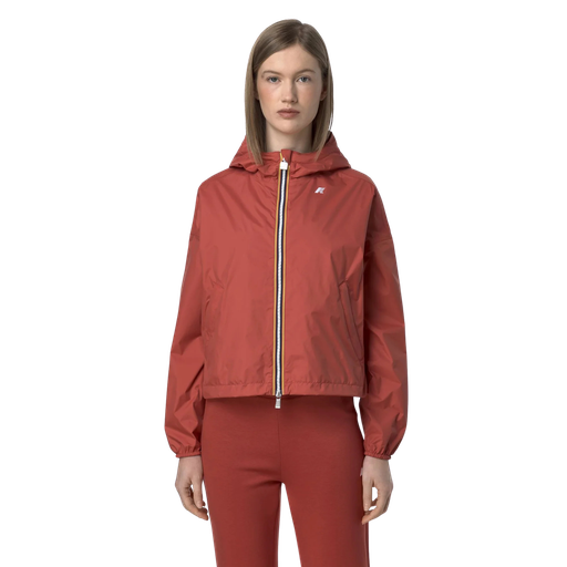K-WAY - OMKEERBARE KORTE JAS "LAURETTE PLUS.2" BORDEAUX