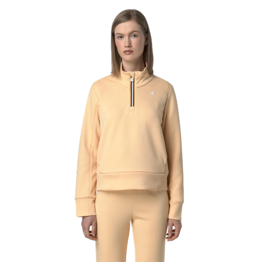 K-WAY - SWEAT "LOUEN" JAUNE