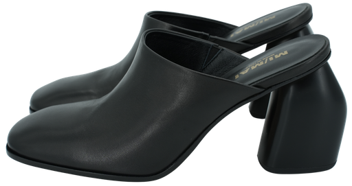 MI/MAI - BLACK "JUNYA" CLOG MULES
