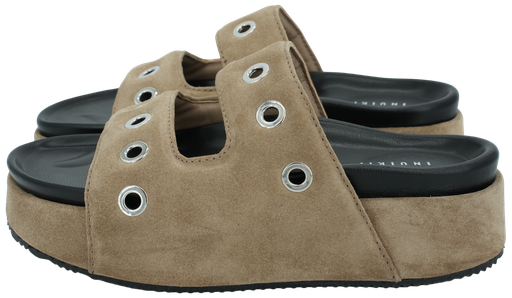 INUIKII - BEIGE SANDALEN MIT NIETEN