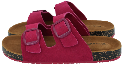 ISOTONER – HIMBEERE DOPPELRIEMENSANDALEN