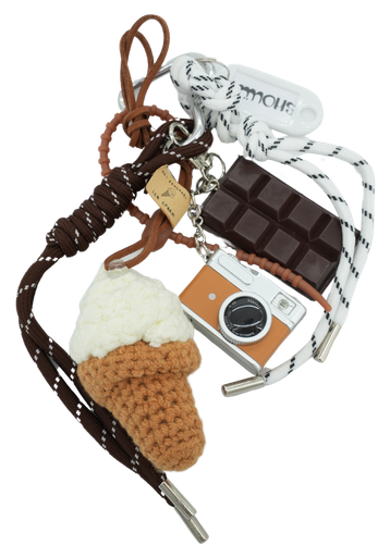 SHOUIA - GRIGRI DE SAC "GLACE" BRUN