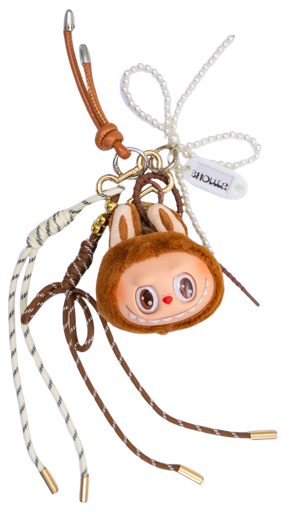 SHOUIA - GRIGRI DE SAC "ANGRY BUNNY" MARRON
