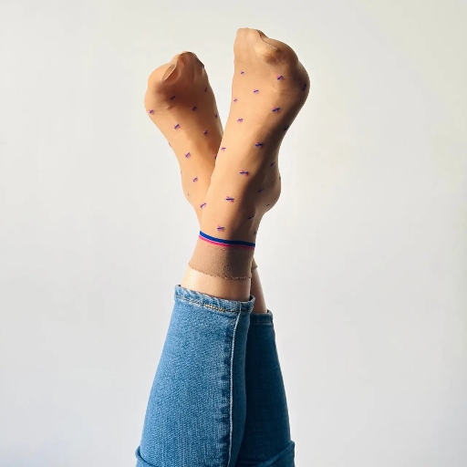SOCKETTE - CHAUSSETTES "ALBA" CROIX