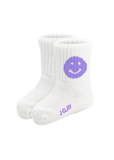 JCLAY - PURPLE SMILE KIND SOCKEN