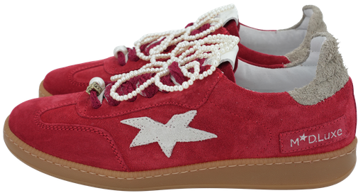 MÉLINÉ - RED "LONDON" SNEAKERS