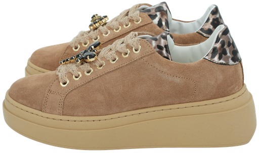 MÉLINÉ - BEIGE "ROMEO" PLATFORM SNEAKERS