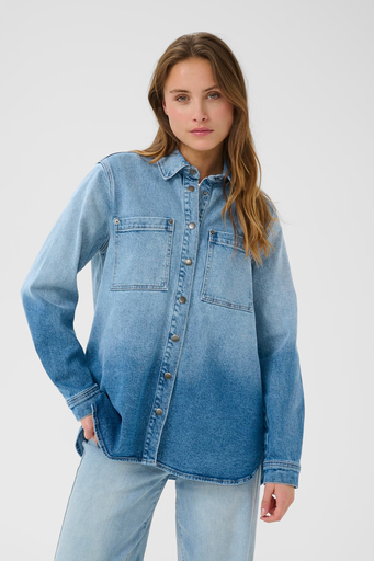 KAFFE - „KAMIALA“ BLAUES DENIMHEMD