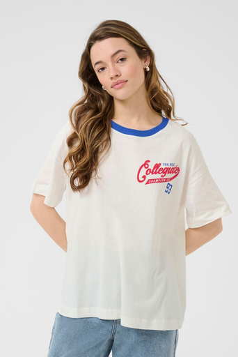 KAFFE - "KACOLLI" WHITE T-SHIRT