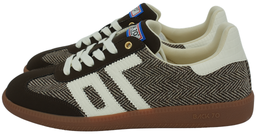 BACK70 - BROWN CHEVRONS "CLOUD" SNEAKERS