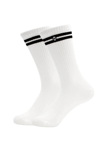 JCLAY - BASIC WHITE SOCKEN