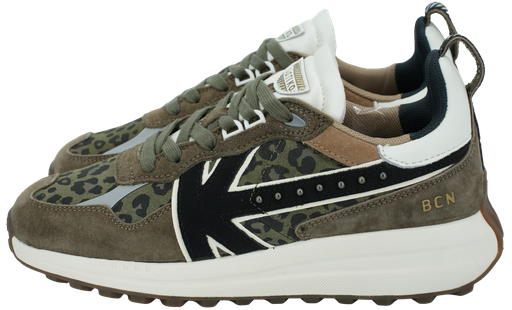KAOTIKO - KHAKI "DETROIT GLAM" SNEAKERS