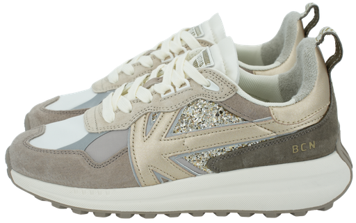 KAOTIKO - BEIGE "DETROIT GLAM" SNEAKERS