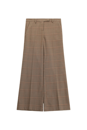 IMPERIAL - BEIGE EN ORANJE TARTAN BROEK