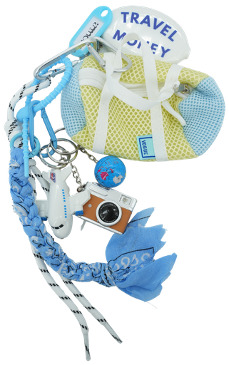 SHOUIA - "TRAVEL MONEY" BAG CHARM