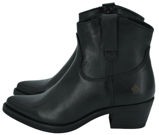 APPLE OF EDEN - WESTERNSTIEFEL "EVIE" AUS SCHWARZEM LEDER